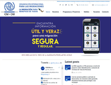 Tablet Screenshot of oim.org.mx
